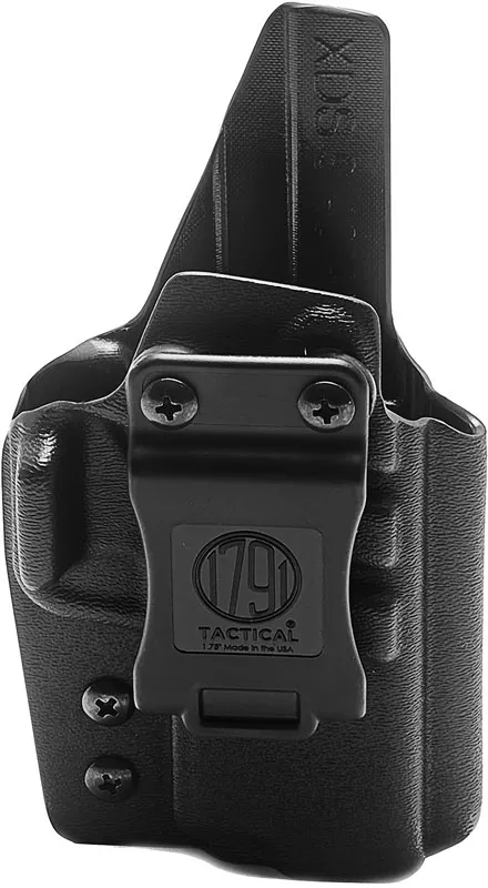 1791 Gunleather Kydex IWB Holster, Black, Right Hand, 1911 (TACIWB1911BLKR)