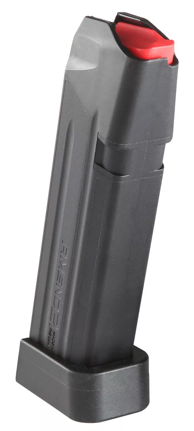 Amend2 Glock 17 Magazine, 9mm Luger, 18 Rounds, Black Polymer, Detachable (A2GLOCK17BLK)