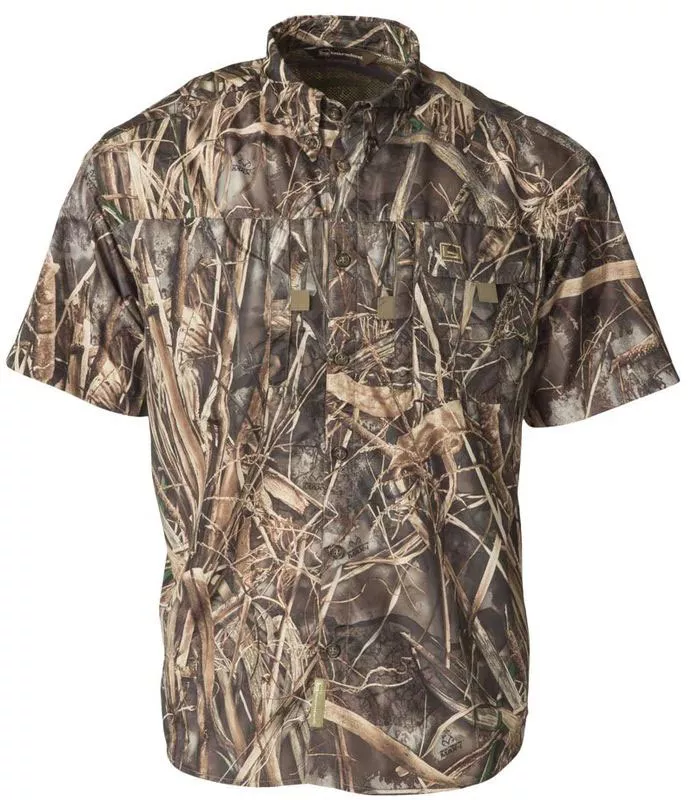 Banded Lightweight Vented Short Sleeve Hunting Shirt, MAX7, Small (B1030005M7S)