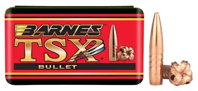 Barnes Bullets TSX 25Cal 100gr Boat Tail 50/Box