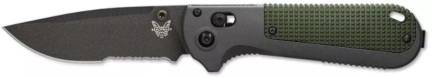 Benchmade Redoubt Knife w/Serrated Edge Drop Point Blade (430SBK)