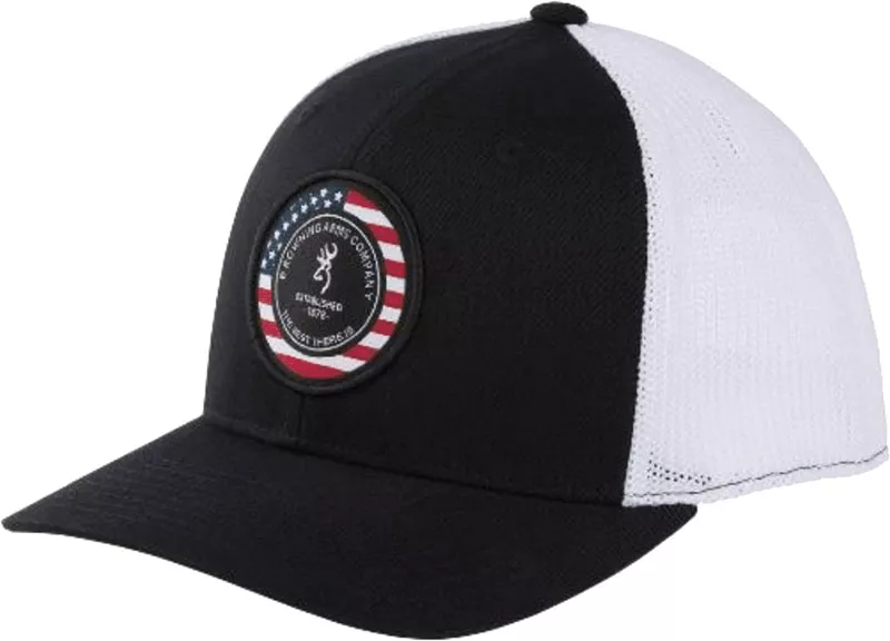 Browning Freedom Mesh Cap 308590991, Black, Snap Back