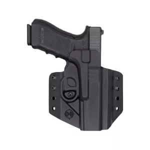 C&G Holsters Covert OWB Holster Right Hand Glock 17, 22, 47 Kydex Black