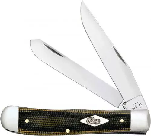 Case Green and Black Micarta Trapper Knife (23470)