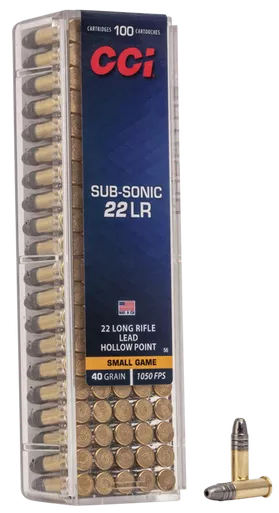 CCI 00 Subsonic Small Game 22LR 40gr