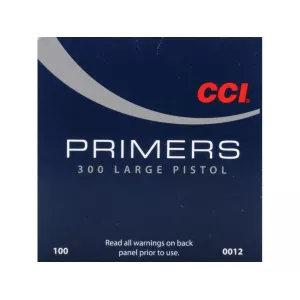 CCI Large Pistol Primers #300 Box of 1000 (10 Trays of 100)