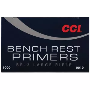 CCI Large Rifle Bench Rest Primers #BR2 Case of 5000 (5 Boxes of 1000)