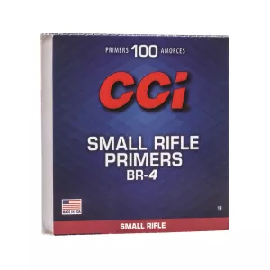 CCI Small Rifle Bench Rest Primers #BR4 Case of 5000 (5 Boxes of 1000)