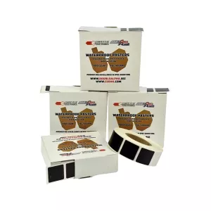 CED Waterproof Target Pasters 7/8" Square Black 1000PK