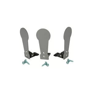 Challenge Targets Handgun Auto-Reset Popper Plates Steel Set of 3