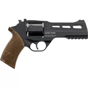 Chiappa Rhino 50 SAR 9mm Luger Revolver 5" Black Barrel 6 Round Walnut Grip