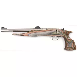 Chipmunk Hunter 22LR Single Shot Pistol 10.5" Threaded Barrel 1 Round Camo Grip Stainless Frame