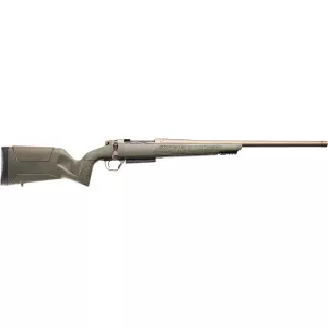 Christensen Arms Evoke Bolt Action Rifle 22 Creedmoor 22" Burnt Bronze Threaded Barrel Burnt Bronze Frame Green Adjustable Stock