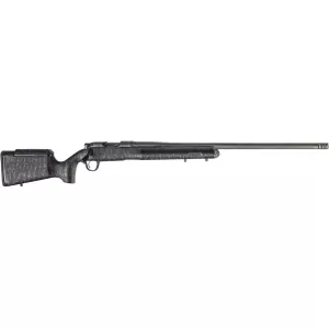 Christensen Arms Mesa Long Range Bolt Action Rifle 300 PRC 26" Tungsten Threaded Barrel Tungsten Cerakote Frame Black Spiderweb Adjustable Stock
