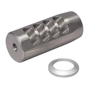Christensen Arms Side Baffle Muzzle Brake 30 Caliber 5/8"-24 Thread Titanium