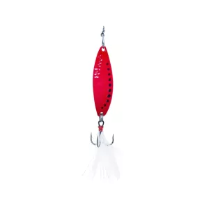 Clam Leech Flutter Spoon Glow Red 1/8 oz