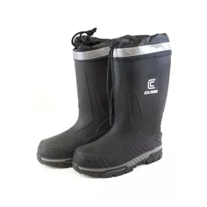 Clam Men's Sub-Zero X Waterproof Insulated Rubber Boots Rubber Black 9 D