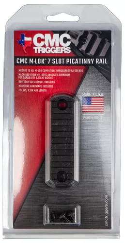 CMC M-LOK PICATINNY 7 SLOT BLK