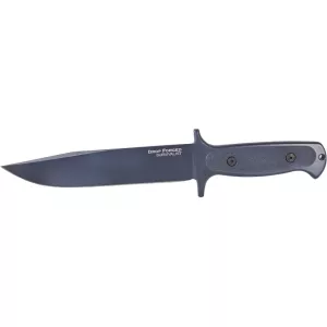Cold Steel Drop Forged Survivalist Fixed Blade Knife 8" Clip Point 52100 Blade Handle Gray
