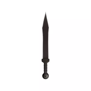 Cold Steel Gladius Machete 18" 65Mn Black Blade Polypropylene Handle Black