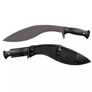 Cold Steel Kukri Plus Machete 13" 65Mn Black Blade Polypropylene Handle Black