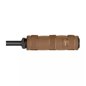 Cole-Tac Metal Python 7.5" Suppressor Cover Cordura Nylon Coyote Brown