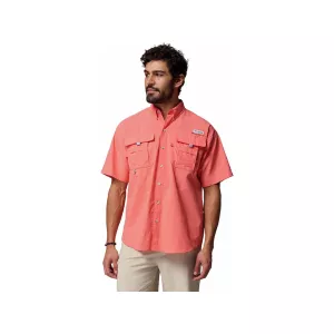 Columbia Men's Bahama II Short Sleeve Shirt Melonade Large