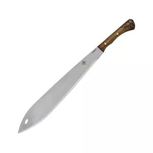 Condor Knives Indigenous Machete 17.63" Drop Point 1075 Stonewashed Blade Walnut Handle Wood