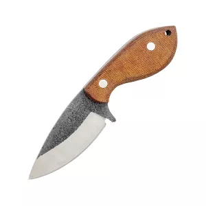 Condor Knives Sapito Fixed Blade Knife 2.3" Drop Point Sandvik 14C28N Natural Blade Micarta Handle Brown