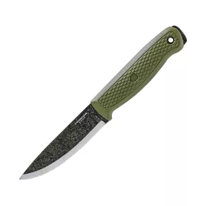 Condor Knives Terrasaur Fixed Blade Knife 4.2" Drop Point 1095 Natural Blade Polypropylene Handle Green