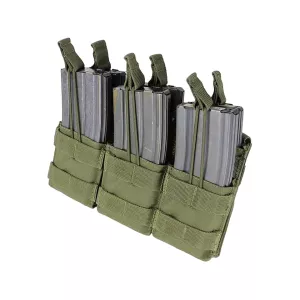 Condor MOLLE Triple Stacker AR-15 Magazine Pouch Olive Drab