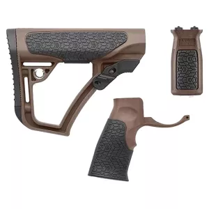 Daniel Defense AR-15, AR-10 Stock with Pistol Grip and Foregrip Mil-Spec+