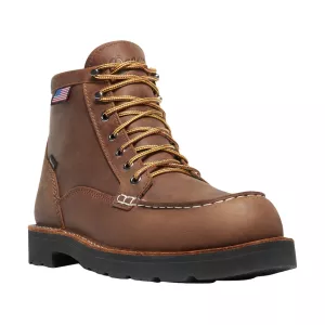 Danner Bull Run Moc Toe GTX Work Boots Leather Tobacco Men's 13 D