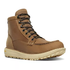 Danner Logger Moc 917 GTX 6" Work Boots Leather Bone Brown Men's 12 D