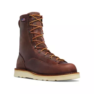 Danner Men's Bull Run 8" Work Boots Leather Brown 10 D