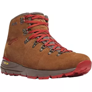 Danner Mountain 600 4.5" Hiking Boots Suede Brown/Red Men's 10.5 EE