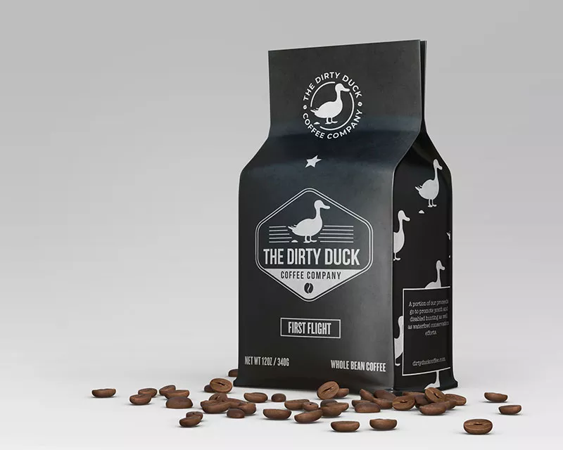 Dirty Duck First Flight French Roast Ground Coffee, 12 oz (DDFFC)