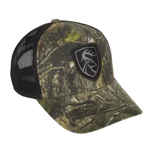 Drake Mens Non-Typical Mesh Back Patch Logo Hat Mossy Oak Country DNA