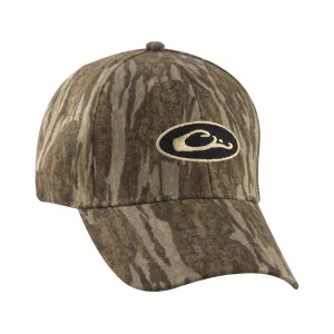 Drake Mens Waterproof Hat Mossy Oak Bottomland