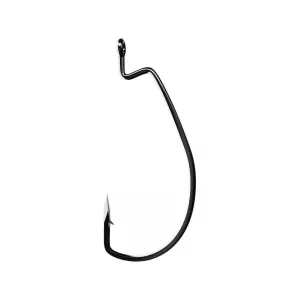 Eagle Claw Trokar Magworm Hook #3/0 Platinum Black 6PK