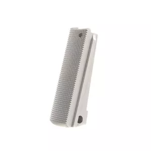 Ed Brown 1911 Government, Commander Flat Mainspring Housing Checkered 25 LPI Stainless Steel