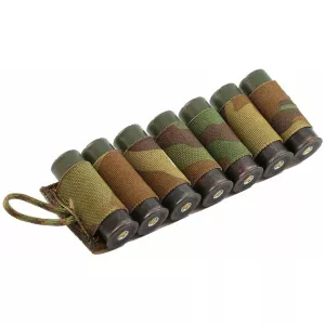 Esstac 7 Round Shotgun Card with Adhesive Hook & Loop Nylon Multicam