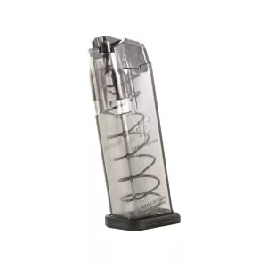 ETS Magazine for Glock 19, 26, 49 9mm 15-Round Polymer Translucent