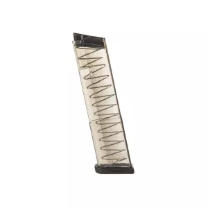 ETS Magazine for Glock 43 9mm 12-Round Polymer Translucent