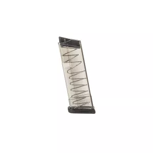 ETS Magazine for Glock 43 9mm 9-Round Polymer Translucent