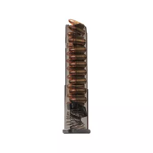 ETS Magazine for Glock 43X, 48 9mm 19-Round Polymer Carbon Smoke