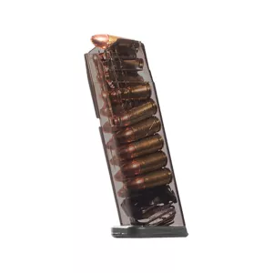 ETS Magazine for Sig P320 Compact 9mm 15-Round Polymer Carbon Smoke