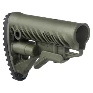 FAB Defense AR-15 Stock with Battery Storage Olive Drab Green