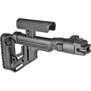 FAB Defense Folding Stock with Cheek Piece for AK-47 Black