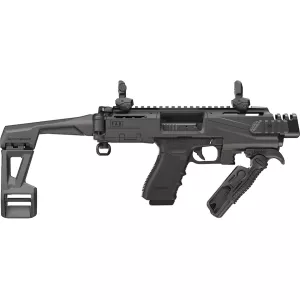 FAB Defense KPOS Advanced Scout Pistol Chassis with Brace for Glock 17, 19 Black